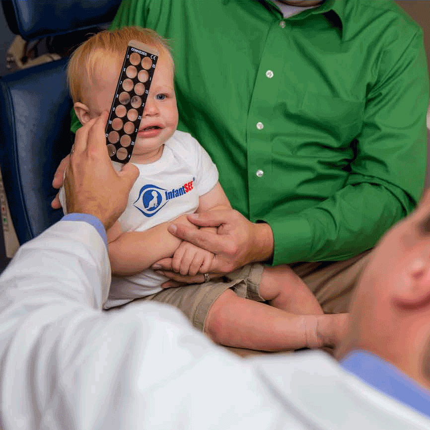 Infantsee eye exam at Bittel Vision Care Center - Caste Village